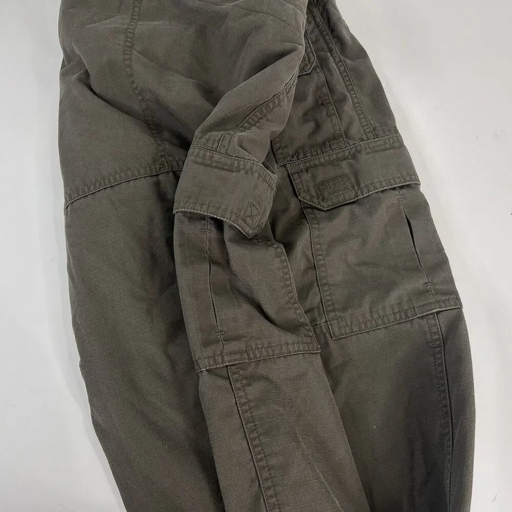 5.11 Tactial Series 42 x 32 Ripstop Cargo Pants Gray Green Poly Cotton Blend - Picture 4 of 6